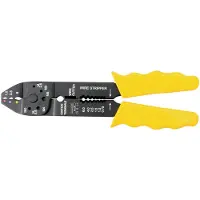 Bahco Alicate De Crimpagem Corte E Decapagem Com Cabo Amarelo 20 Awg-10 Awg
