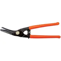 Bahco Tesoura Tradicional Para Corte De Chapa Industrial Para Corte Reto E Esquerdo Com Duas Lâminas Finas E Mola De Retorno 270 Mm