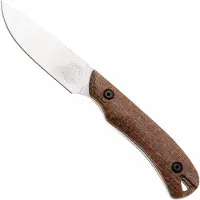 White River Knives Axiom WRSS-AXM-BNA Stonewashed Magnacut, Natural Burlap Micarta, faca de caça, Smith and Sons design