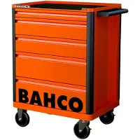 Bahco 1472k5grey 26´´ E72 Carrinhos De Hub De Armazenamento Com 5 Gavetas