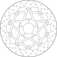Brembo Disco De Freio Flutuante Oro 78b408a1
