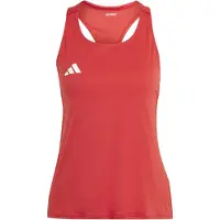 Adidas Top desportivo 'Adizero Essentials' vermelho / branco