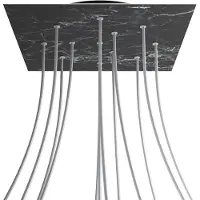 Creative Cables Krovnq4012f104 Xxl Rose-one Square Kit De Rosas De Mármore Marquina
