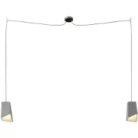 Creative Cables Luminária Pendente Spider Prism 2 Falls With Bulbs