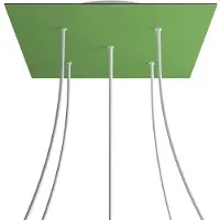Creative Cables Kroq405pf116 Xxl Rose-one Square Prado Verde Kit De Rosas