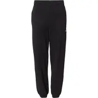 Calvin Klein Jeans Calças 'Monogram Cuffed' preto / branco
