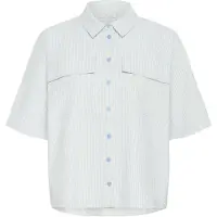 Kaffe Blusa 'KANaya' camurça / azul claro