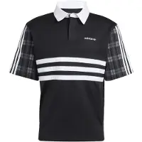 Adidas Polos mangas curta Tartan Regular Rugby Polo homens - Preto - EU M