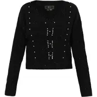 Faina Pullover preto / branco