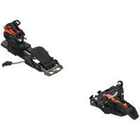 Salomon - Fixações ski travessia - Mtn Summit 12 BR Burnt Orange para Unissexo - Tamanho 110 mm - Preto