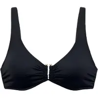LASCANA Top de biquíni preto