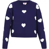 Mymo Pullover navy / branco