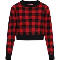 MyMo ROCKS Pullover vermelho / preto