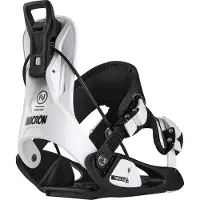 Nidecker - Fixações snowboard - Micron Stormtrooper para criança - Tamanho criança XS - Branco