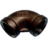 Goldenship Conector De Cotovelo Aço Inoxidável F 1 1/4´´