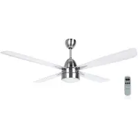 Orbegozo Teto Inox Com Luz E Ventilador Com Controlo Remoto