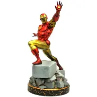 Diamond Select Coleção Premier Statua Estátua Clássica Iron Man 35 Cm