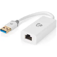 Nedis Adaptador De Rede Usb Ccbw61950wt02 Usb 3.2 Gen 1 1 Gbps Usb-a M-rj45 Banhado A Ouro Ouro 0.2 M