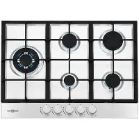 Vitrokitchen Fogão A Gás En73ib 70 Cm 5 Bocas