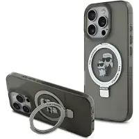 Karl Lagerfeld Capa De Telefone Ringstand Karl And Choupette Magsafe Iphone 16 Pro Max