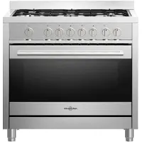Vitrokitchen Fogão A Gás Butano Com Forno St9060ib 90x60 Cm 5 Bocas