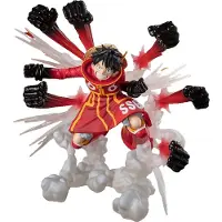 Tamashii Nations Figura One Piece Figuarts Zero Extra Battle Monkey Dluffy -gum Gum Hawk Gatling-19 Cm