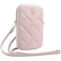 GUESS Carteira De Pu Com Logótipo Metálico Acolchoado Fecho éclair E Bolso Para Telemóvel 4g