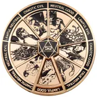 Fanattik Spinner De Alinhamento De Crachá Com Pino Colorido Masmorras E Dragões Edição Limitada