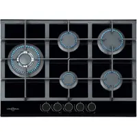 Vitrokitchen Placa De Vidro A Gás Cg73nn 70 Cm 5 Bocas