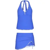 Nascita Tankini azul / branco