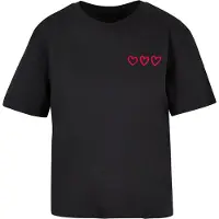 Miss Tee Camisa 'Three In A Row' vermelho / preto