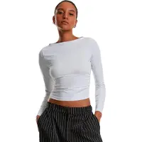 Urban Classics Camiseta De Manga Comprida Ruffled Super Slim 2 Unidades