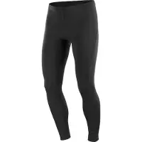 Salomon - Vestuário trail corrida - Shkout Core Tights M Deep Black para Homem - Tamanho L - Preto