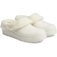 Hunter Chinelos Play Sherpa mulheres - Branco - 37