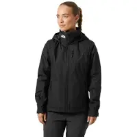 Helly Hansen para mulher. 34447 Casaco náutico Crew Hooded Midlayer 2.0 preto (XXL), Casual, Poliéster, Ao ar livre