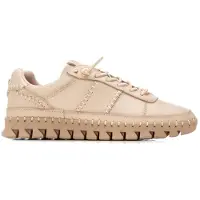 Carmela para mulher. 16252803-BEIGE Ténis de couro 162528 bege (37), Plano, Cordão, Casual