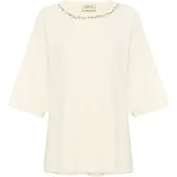 Cream Pullover transparente / branco casca de ovo