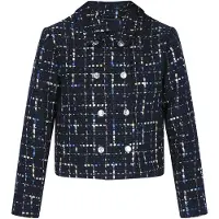 Faina Blazer azul / preto / branco