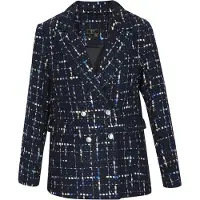 Faina Blazer azul / preto / branco