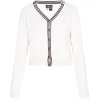 Dreimaster Maritim Casaco de malha preto / offwhite