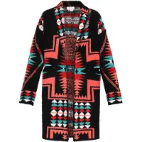 IZIA Casaco de malha mistura de cores / preto