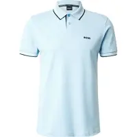 BOSS para homem. 50506193 Polo Paul azul pastel (S), Casual, Algodão, Manga curta