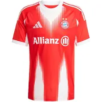 Adidas Camisola de futebol 'FC Bayern München 25/26' vermelho-alaranjado / branco