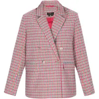 Faina Blazer azul / rosa / vermelho
