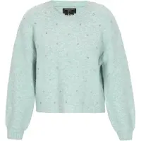 Faina Pullover verde claro
