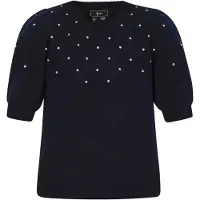 Faina Pullover azul noturno