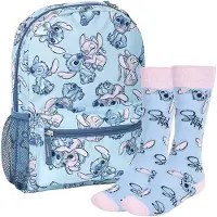 Cerda Stitch Conjunto De Design De Mochila E Meias Para Lazer Stitch