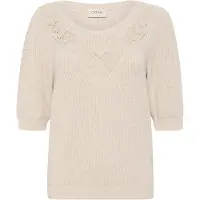 Cream Pullover 'Dela' bege