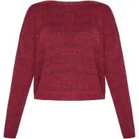 Usha Pullover borgonha