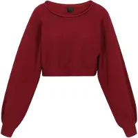 Dreimaster Klassik Pullover borgonha